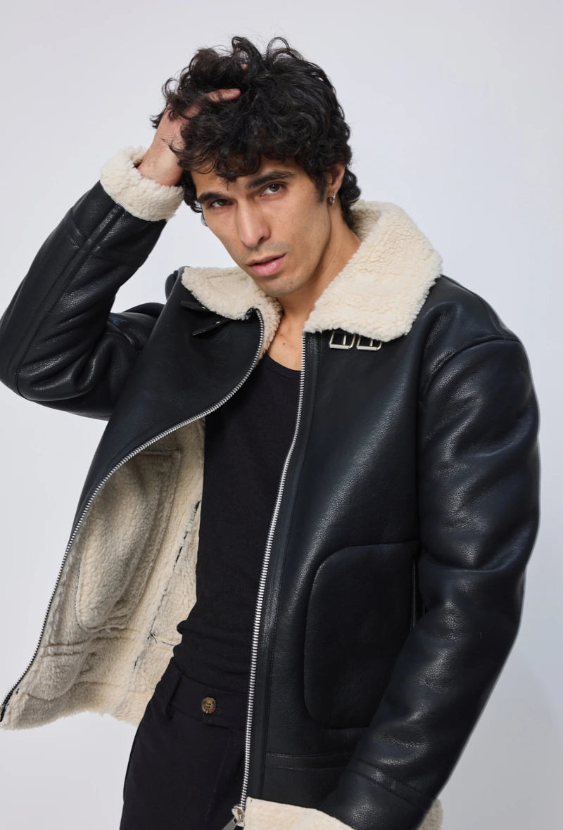 Luxe Jas met Afneembare Faux Bontkraag - Stijlvol & Warm voor Herfst/Winter 2025/2026